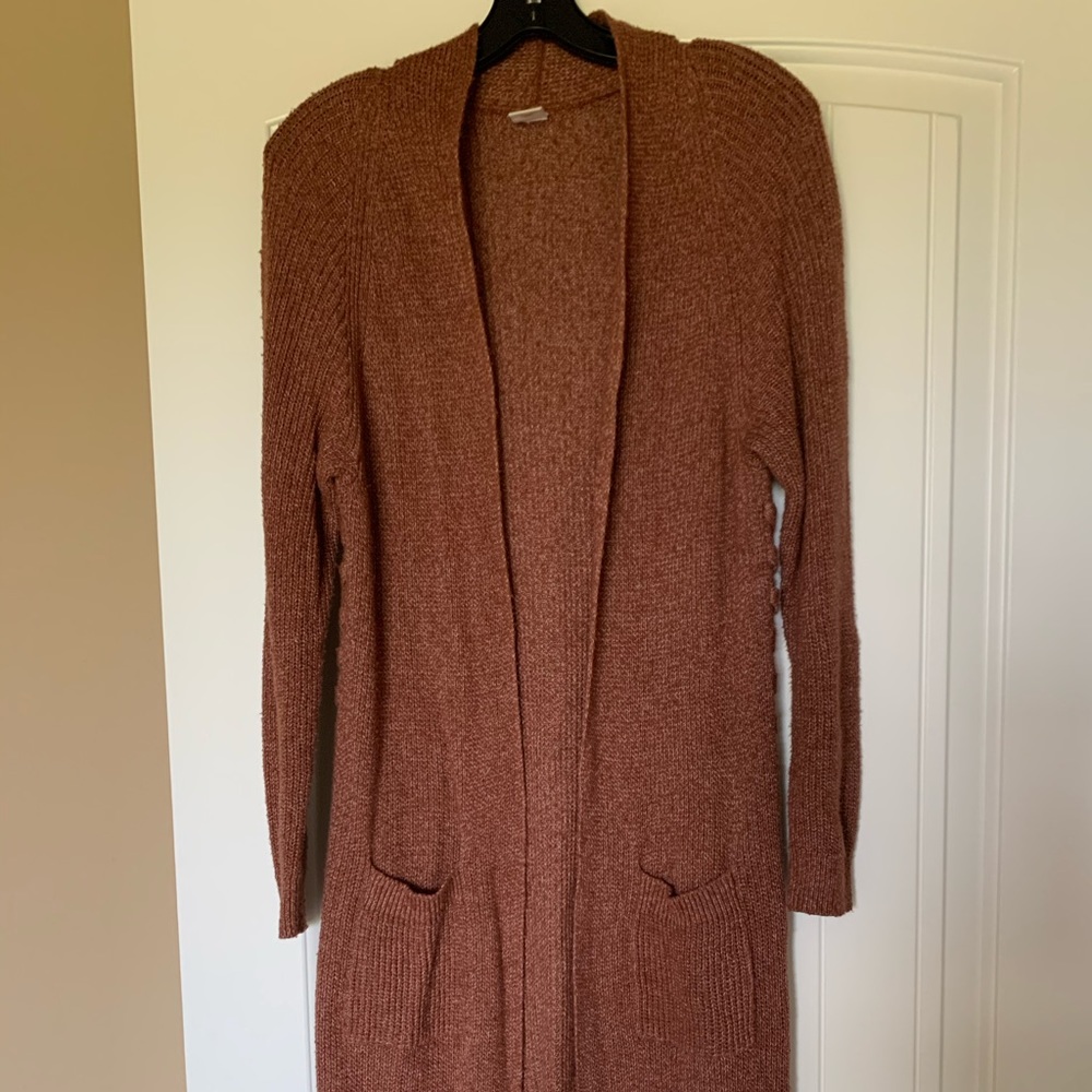 Sun and Shadow sweater duster cardigan